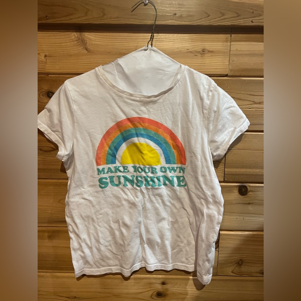 Old Navy Make Your Own Sunshine Girls Tee Extra Large XL 14-16